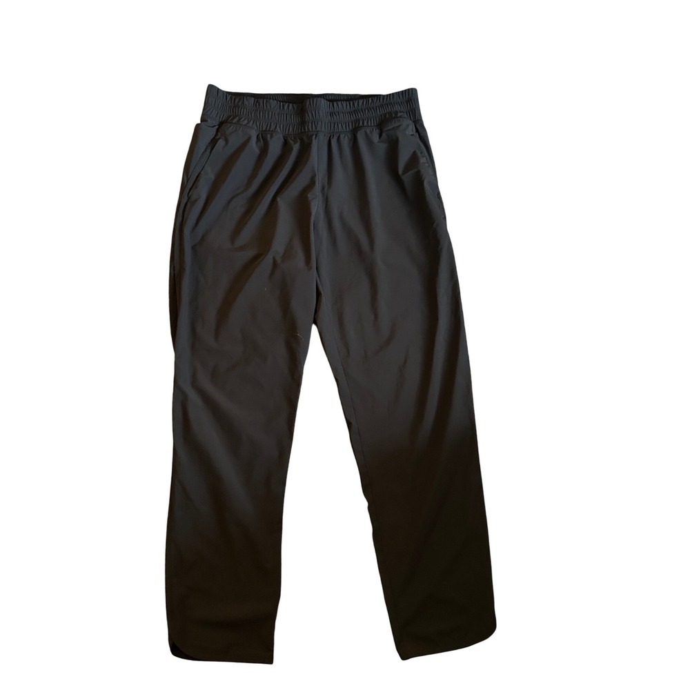 Black Women's Pull-On Straight Leg Pants
